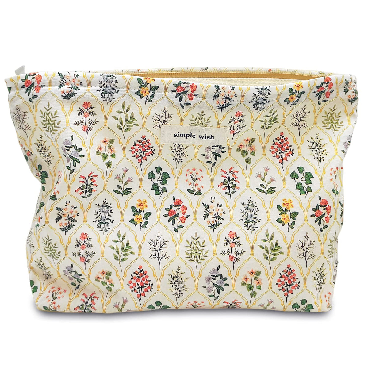 STARDW Leopard Makeup Bag Organizer Cosmetic Bags for Women and Girls,Travel Toiletry Bag Large Capacity Canvas Makeup Zipper Pouch, Purse Organizer Pouches (Brown Leopard)