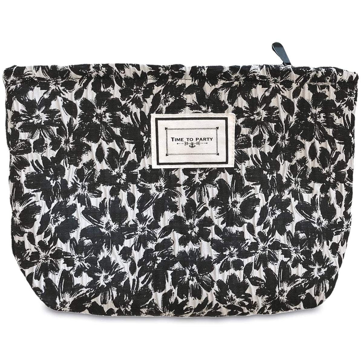 STARDW Leopard Makeup Bag Organizer Cosmetic Bags for Women and Girls,Travel Toiletry Bag Large Capacity Canvas Makeup Zipper Pouch, Purse Organizer Pouches (Brown Leopard)