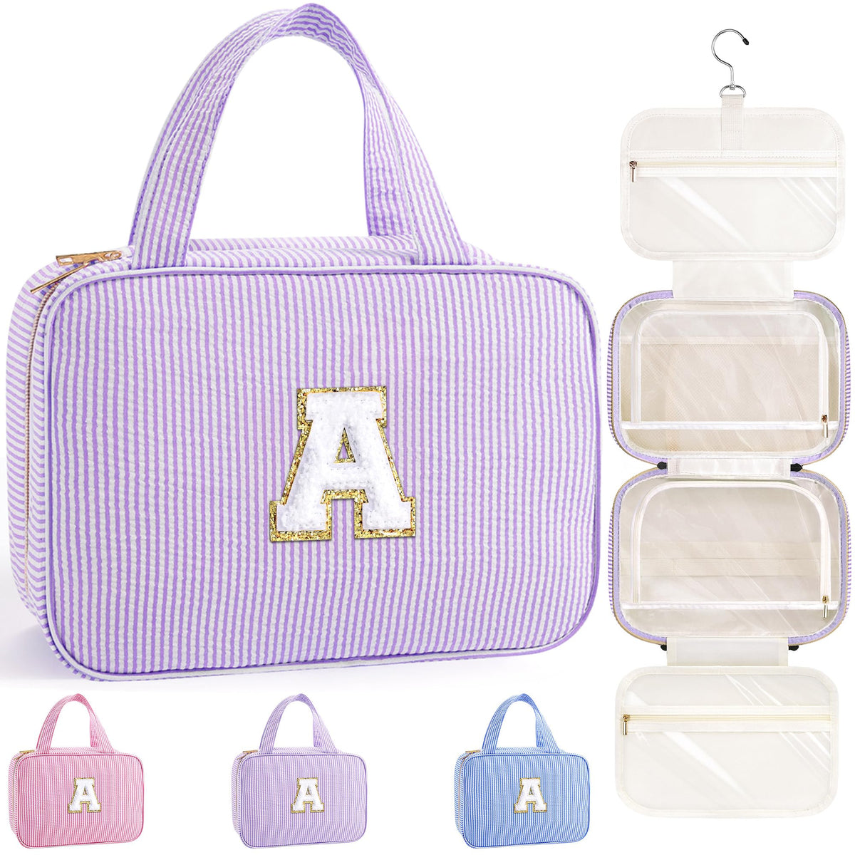 TOPEAST Travel Hanging Toiletry Bag & Makeup Bag for Women Girls Kids Gifts