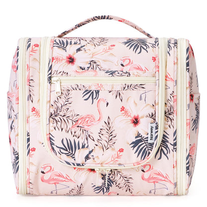 Narwey Hanging Travel Toiletry Bag for Women, Makeup Cosmetic Bag