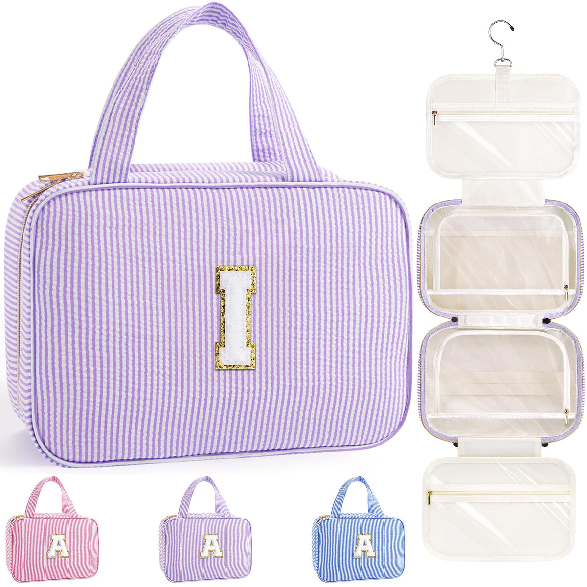 TOPEAST Travel Hanging Toiletry Bag & Makeup Bag for Women Girls Kids Gifts