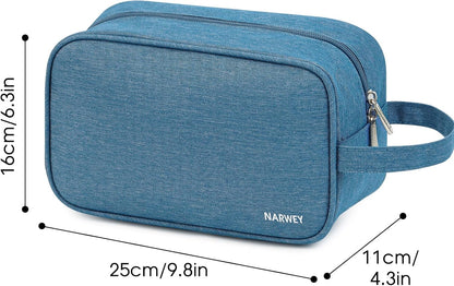 Narwey Travel Toiletry Bag for Women, Dopp Kit Men, Bathroom, Medicine Bag