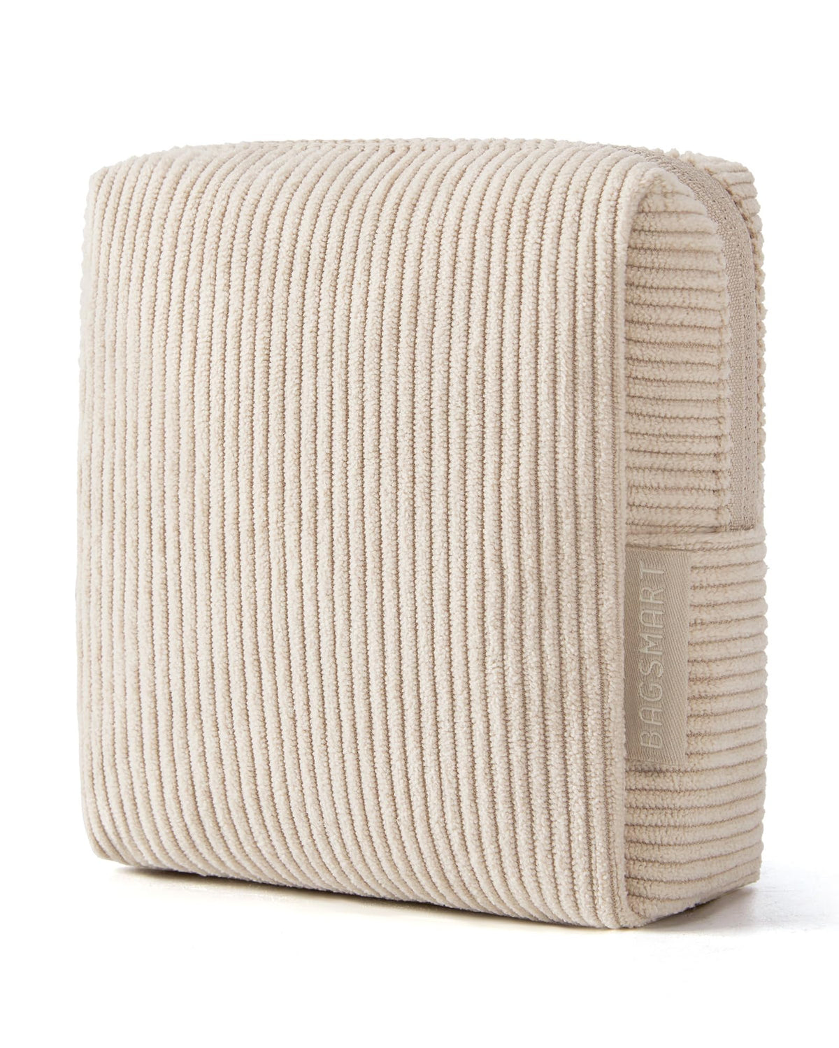 BAGSMART Corduroy Makeup Bag Set, Large & Small Cosmetic Pouch