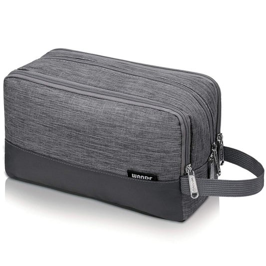WANDF Travel Toiletry Bag for Men, Small Dopp Kit for Toiletries