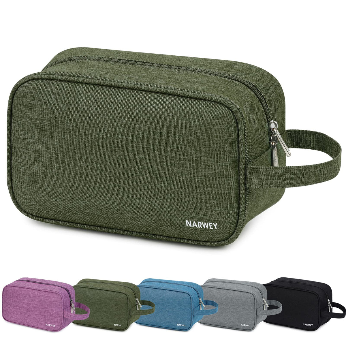 Narwey Travel Toiletry Bag for Women, Dopp Kit Men, Bathroom, Medicine Bag