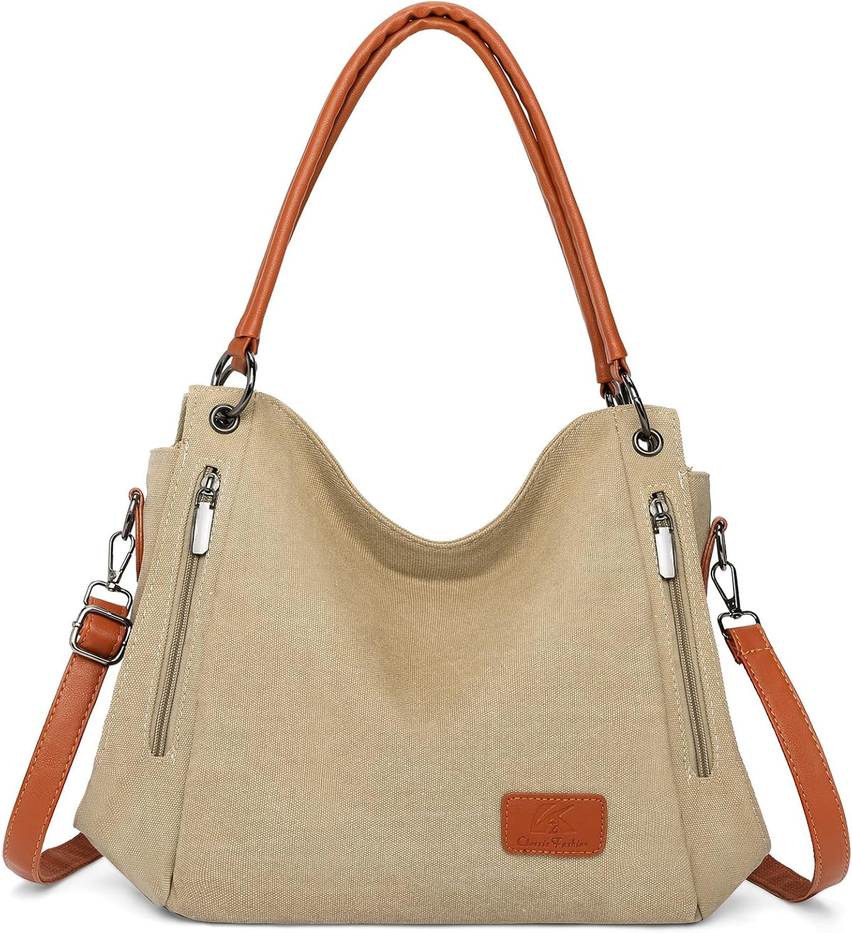 Canvas Tote Bag for Women Large Hobo Shoulder Purse Work Travel