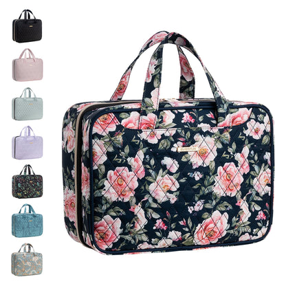 Everfun Hanging Travel Toiletry Bag Women, Leakproof Wet Dry Compartments