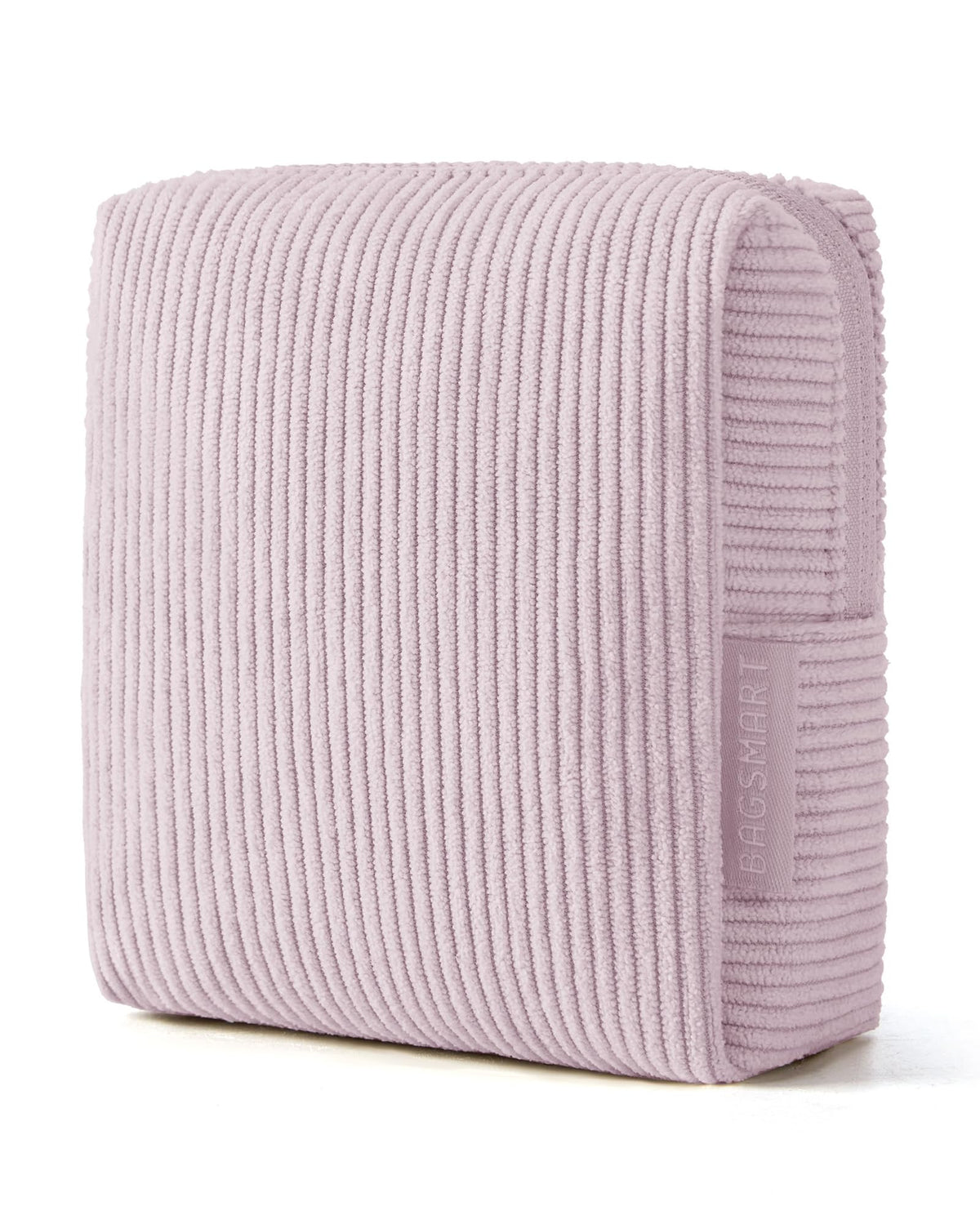 BAGSMART Small Corduroy Makeup Bag, Cosmetic Pouch for Women with Pocket