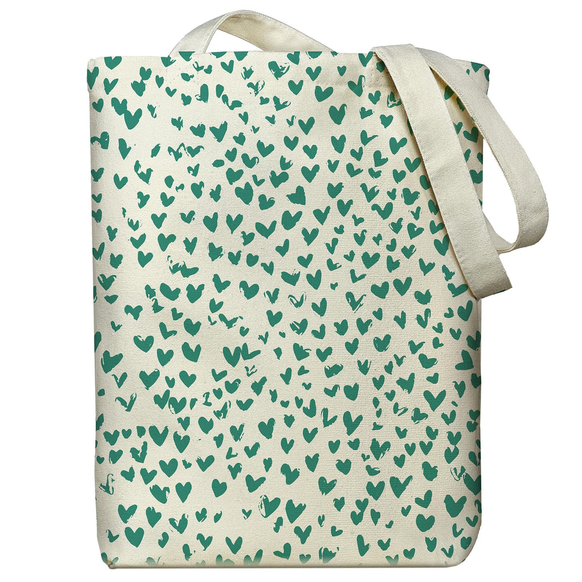 itgowisa Canvas Tote Bag with Zipper Pocket, Reusable Grocery Bag for Daily
