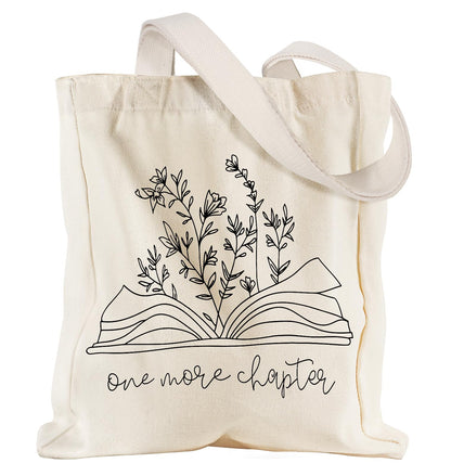 Miss Adola Aesthetic Heavy Canvas Tote Bag with Pocket for Women, Cloth Gusseted Totes Bag with Pattern for Shopping