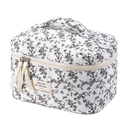 uekeboag Large Travel Quilted Makeup Bag for Women