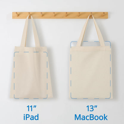 Phicorn Small Cotton Canvas Tote Bags, 9 x 11 in, 8 oz Blank