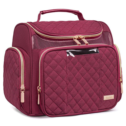 Large Leather Toiletry Bag for Women Men,Bathroom Bag,Water Resistant Shower Bag,Makeup Bag,Portable Shower Caddy for College Dorm,Hanging Travel Toiletry Bag with Transparent Waterproof Phone Pocket