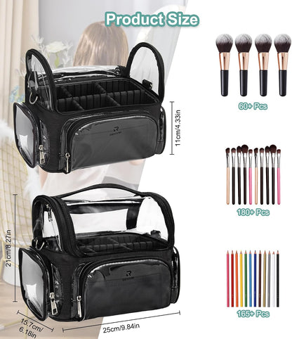 Makeup Brush Bag, Professional Makeup Brush Holder for Makeup Artist