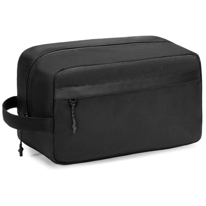Vorspack Water Resistant Travel Toiletry Bag for Men Women - Medium & Black