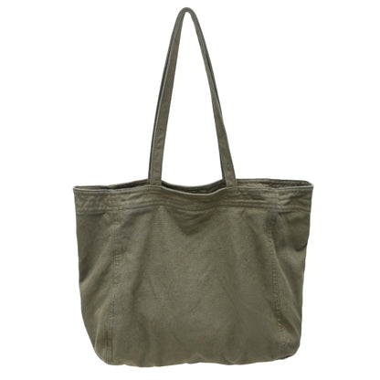 Cotton Tote Handbag Women Canvas Crossbody Beach Bag Hobo Shoulder Tote Bag with 3 External Pocket,Zipper Closure