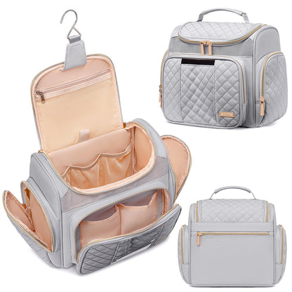 Tealari Large Toiletry Bag for Women Men,Bathroom Bag,Water Resistant Shower Bag,Makeup Bag,Portable Shower Caddy for College Dorm,Hanging Travel Toiletry Bag with Transparent Waterproof Phone Pocket