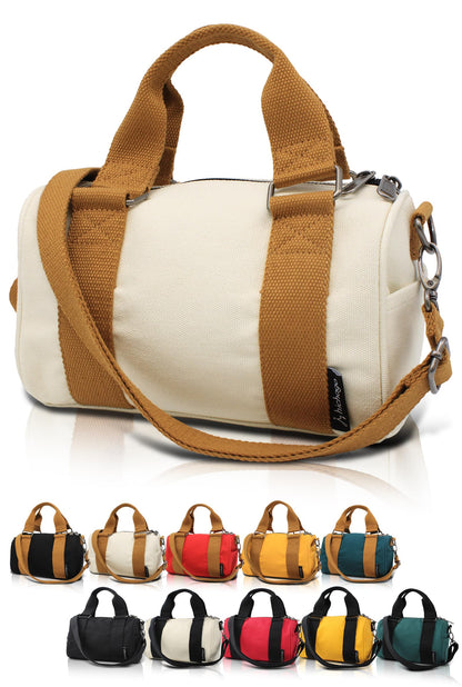Japan Design Mini Duffel Bag - Purse, CoBoss (Black x Black)