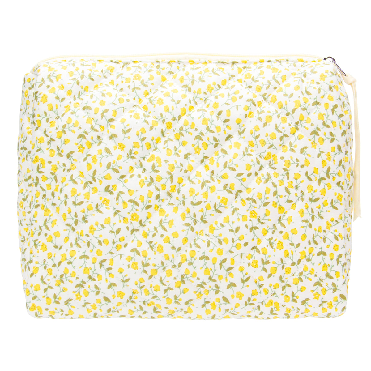 Quilted Makeup Bag for Women, Travel Cosmetic&Toiletry Bag,Gauze Heart