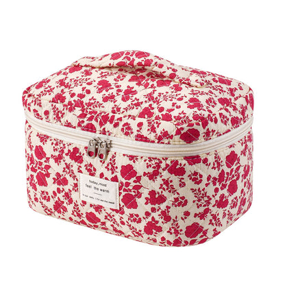 uekeboag Large Travel Quilted Makeup Bag for Women