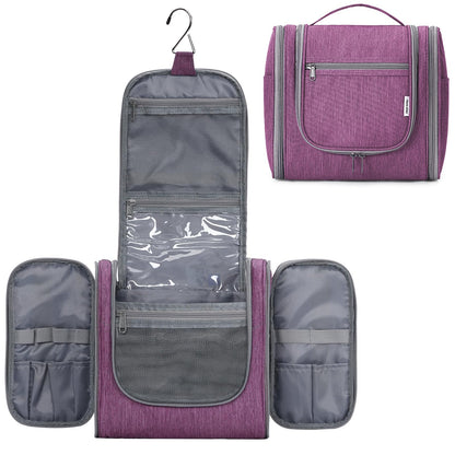 Narwey Hanging Travel Toiletry Bag for Women, Makeup Cosmetic Bag