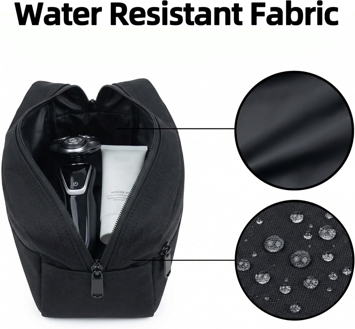 DSYSC Travel Toiletry Bag for Women & Men, Small Makeup Bag