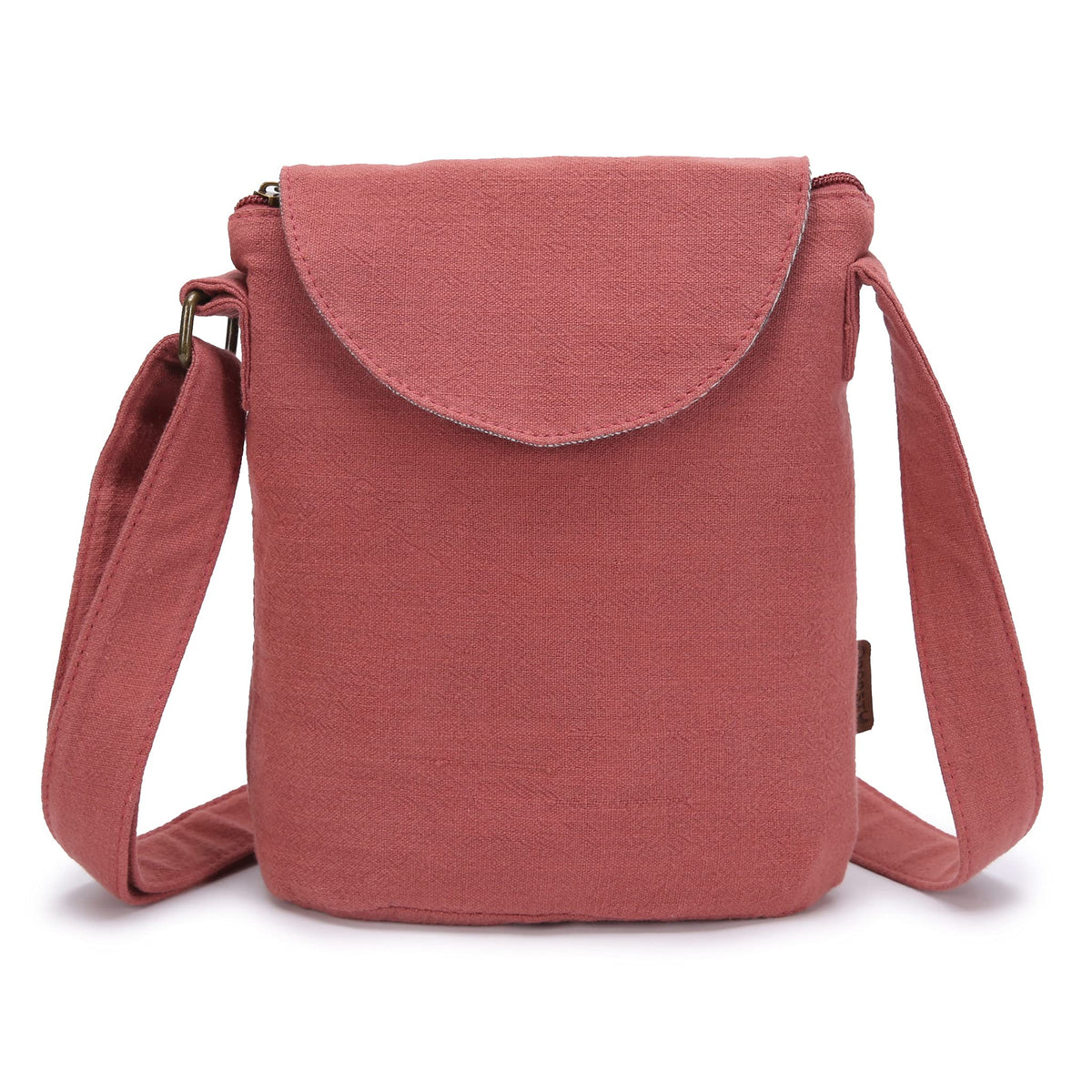 OPQRSTU Women's Retro Small Size Canvas Shoulder Bag Hippie Boho Crossbody Handbag