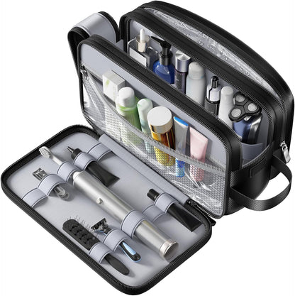 Travel Toiletry Bag, Waterproof Hanging Dopp Kit, Organizer for Men & Women