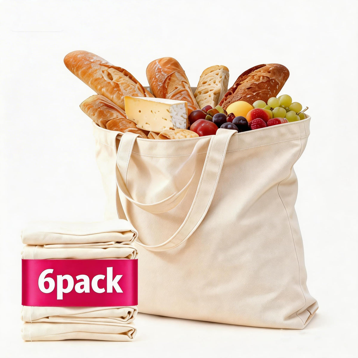 Canvas Bag 2/6/12/24/48 Pack