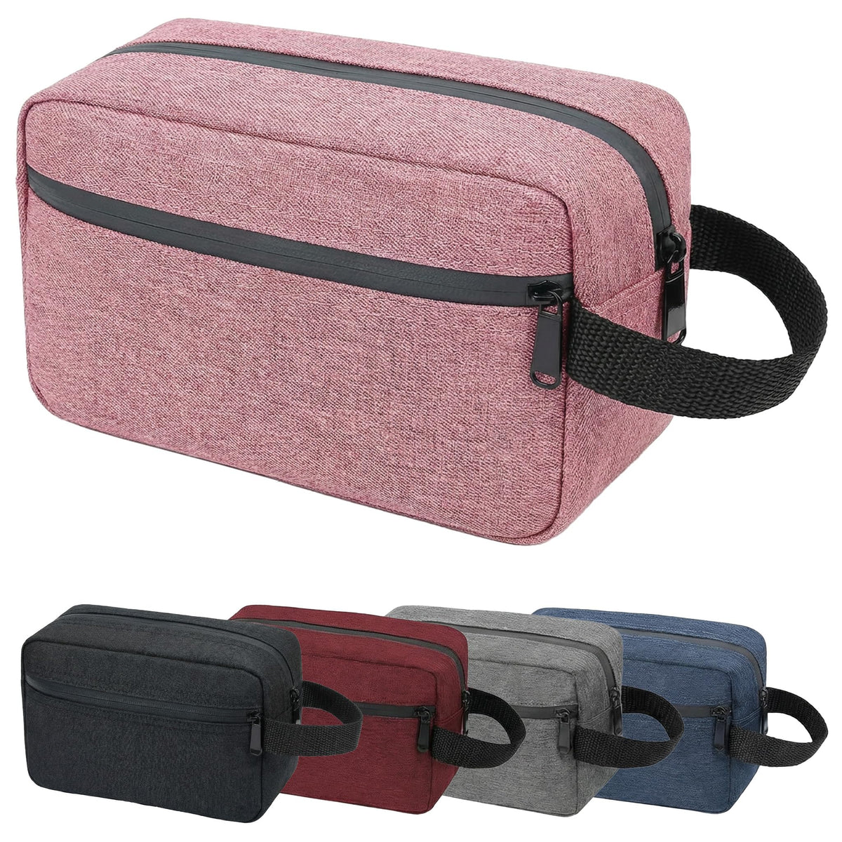 DSYSC Travel Toiletry Bag for Women & Men, Small Makeup Bag