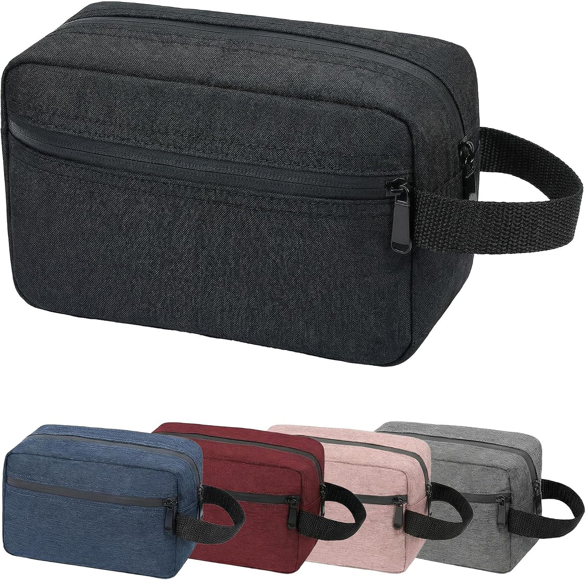 DSYSC Travel Toiletry Bag for Women & Men, Small Makeup Bag