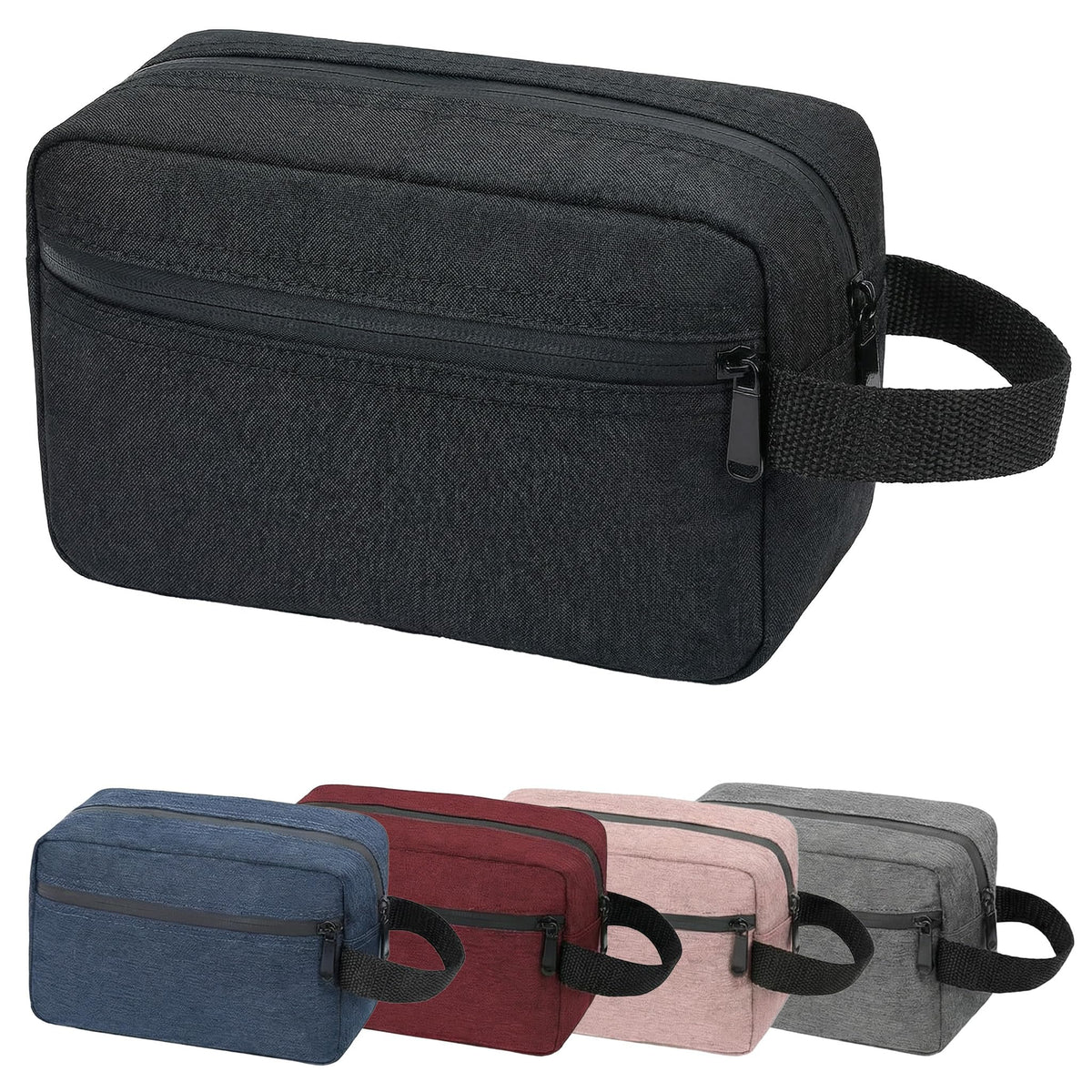 DSYSC Travel Toiletry Bag for Women & Men, Small Makeup Bag