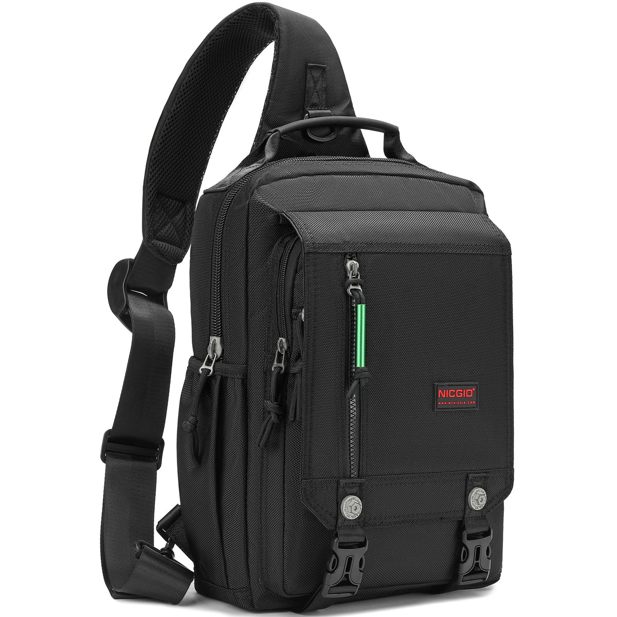 NICGID Sling Bags Chest Shoulder Backpacks, Laptop Backpack Crossbody Messenger Bag Travel Outdoor Men Women