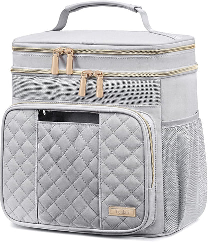 Tealari Large Toiletry Bag for Women Men,Bathroom Bag,Water Resistant Shower Bag,Makeup Bag,Portable Shower Caddy for College Dorm,Hanging Travel Toiletry Bag with Transparent Waterproof Phone Pocket