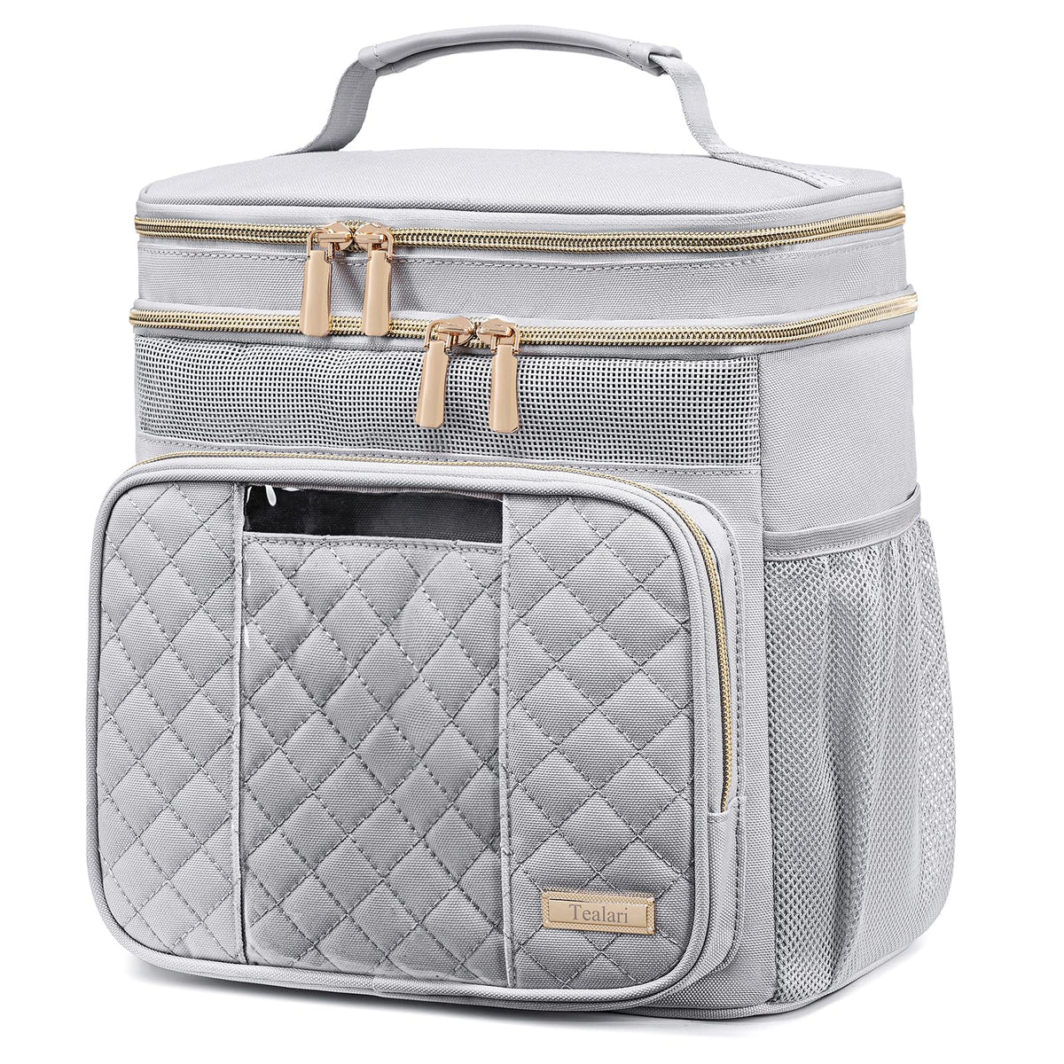 Tealari Large Toiletry Bag for Women Men,Bathroom Bag,Water Resistant Shower Bag,Makeup Bag,Portable Shower Caddy for College Dorm,Hanging Travel Toiletry Bag with Transparent Waterproof Phone Pocket