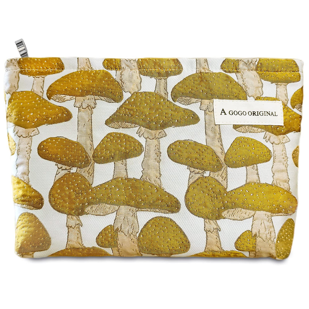 STARDW Leopard Makeup Bag Organizer Cosmetic Bags for Women and Girls,Travel Toiletry Bag Large Capacity Canvas Makeup Zipper Pouch, Purse Organizer Pouches (Brown Leopard)
