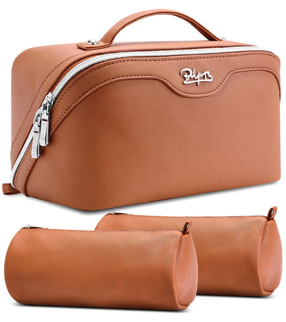BOYATU Travel Makeup Bag Organizer: 3 Pcs Large Cosmetic Bags Set for Women