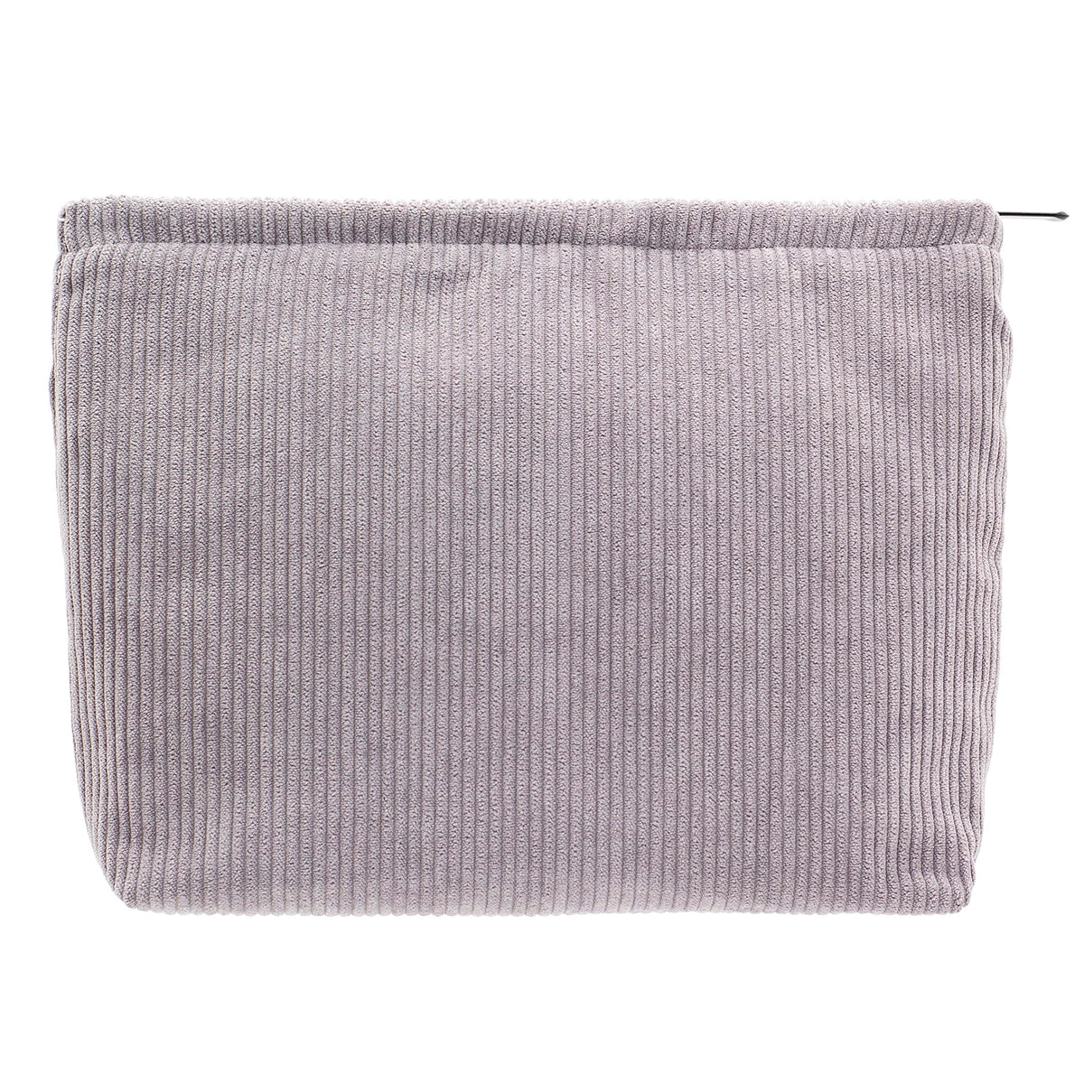 Flat Makeup Bag for Women,Zipper Cosmetic Pouch for Purse,Strawberry Beige